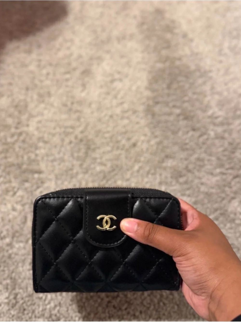CHANEL Black and Gold Authenticity Card